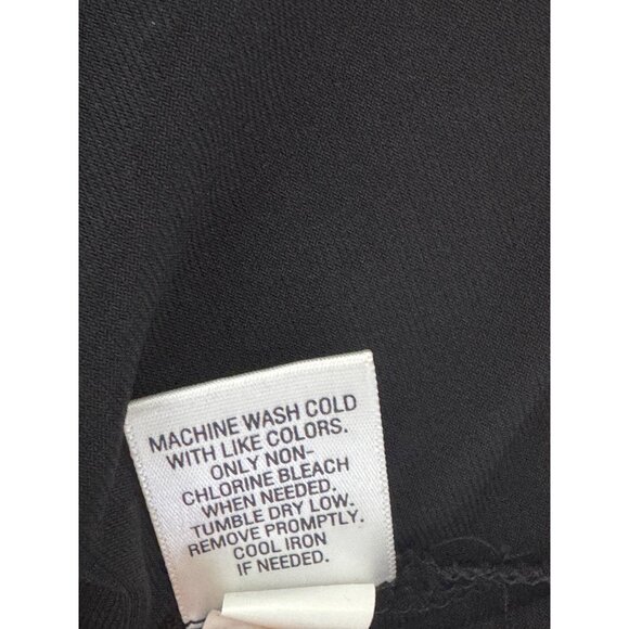 Apt. 9 Black Ruffle Neck Tile Border Dress with Pockets Size 2X 18 20 22 Plus Sz - Picture 7 of 7